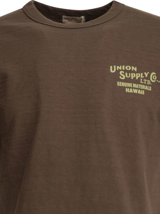 26FW 선서프 반팔 티셔츠 US79536138 BROWN - SUN SURF