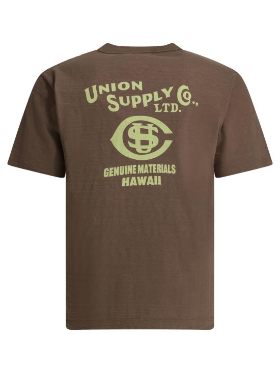 26FW 선서프 반팔 티셔츠 US79536138 BROWN - SUN SURF