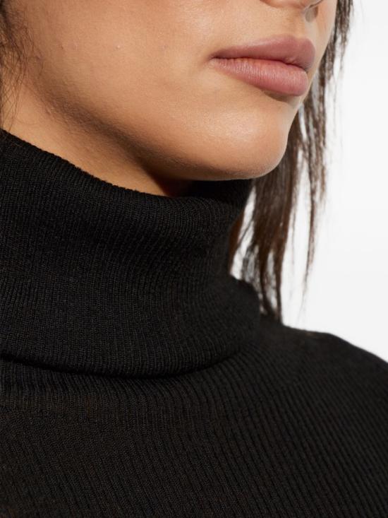 26FW 릭 오웬스 터틀넥 RP02F5614RIBM 09 BLACK - RICK OWENS