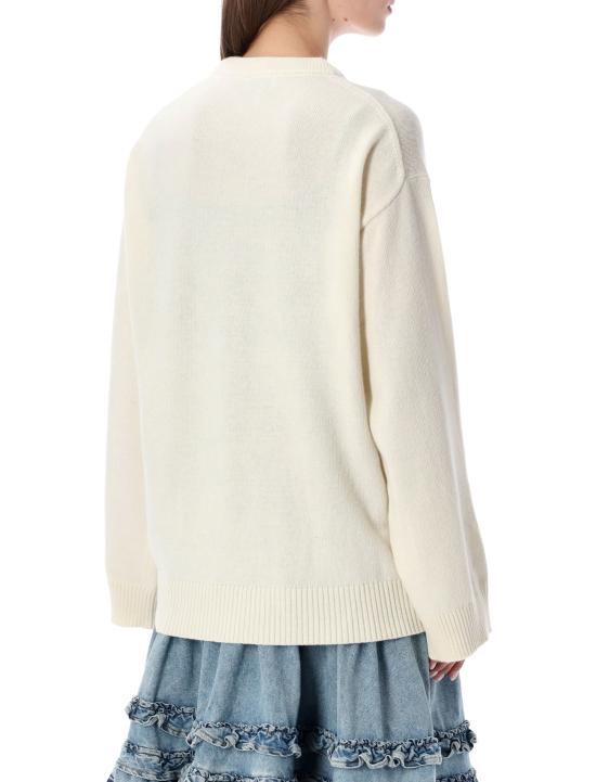 26FW 가니 스웨터 A11500152678 135 EGRET WHITE - GANNI