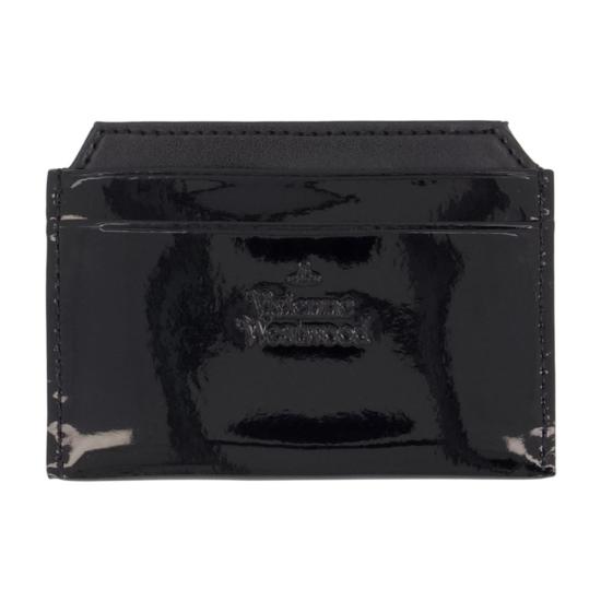 26FW 비비안웨스트우드 ORB 비건 레더 지갑 ORB 비건 레더 지갑 5403000ZWS002ON404 BLACK - VIVIENNE WESTWOOD