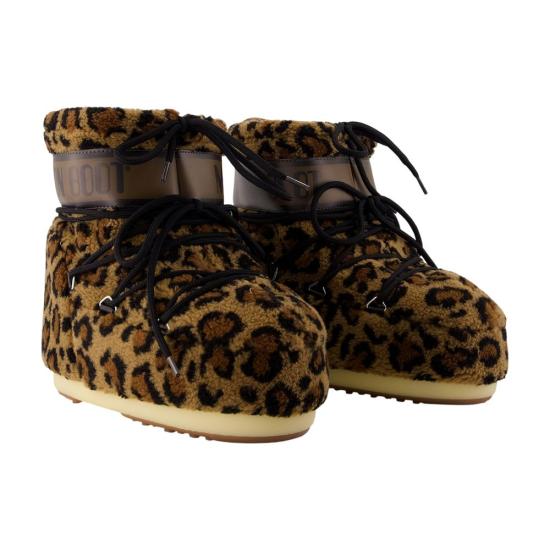 26FW 문부츠 아이콘 나일론 로우 부츠 80D1409960MM21 BROWN - MOON BOOT