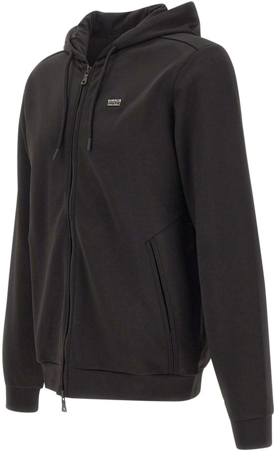 26FW 엠포리오 아르마니 후드 티셔츠 7M002099AF27716UC001 BLACK - EMPORIO ARMANI
