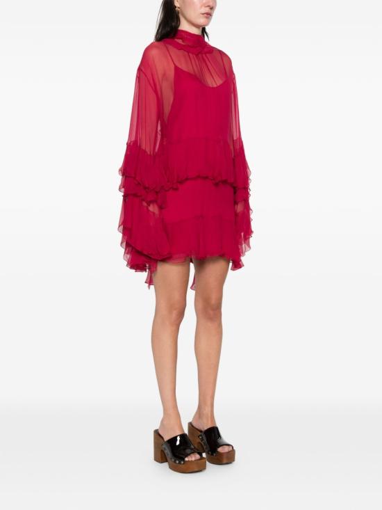 26FW 끌로에 미디 원피스 CH26SRO520016AZ RED - CHLOE
