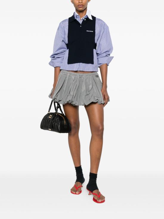 26FW 미우미우 숏 스커트 MG2723121I S OOOF0112 - MIU MIU