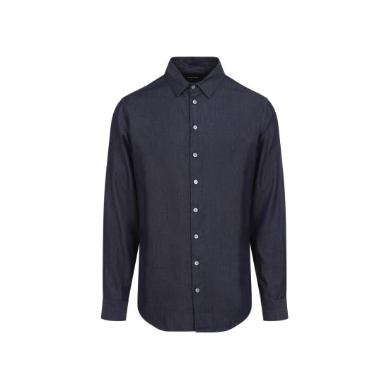 26FW 조르지오 아르마니 긴팔 셔츠 GM001509AF15417 MB001 BLUE