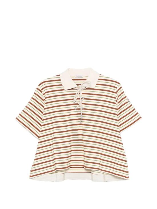 26SS 몽클레어 스트라이프 코튼 폴로 셔츠 L1093 8A00002 89BCK F02 MULTICOLOR
