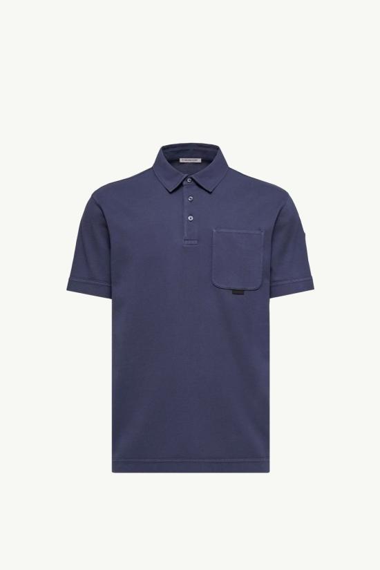26SS 몽클레어 폴로 티셔츠 L1091 8A00011 89BC7 76I BLUE