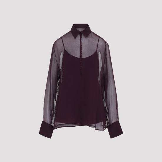 26FW 에르마노 설비노 블라우스 D492K404CSQYE 92118 PINK PURPLE - ERMANNO SCERVINO
