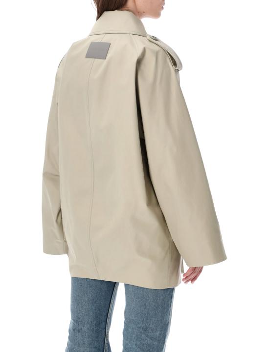 26FW 발렌시아가 트렌치 코트 872299TKP07 9710 LIGHT BEIGE - BALENCIAGA