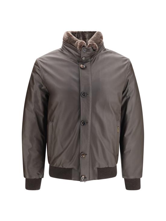 26FW 무레르 CLEROS-P1 클레로스 P1 보머 자켓 MOUBO100178 U0202 BROWN