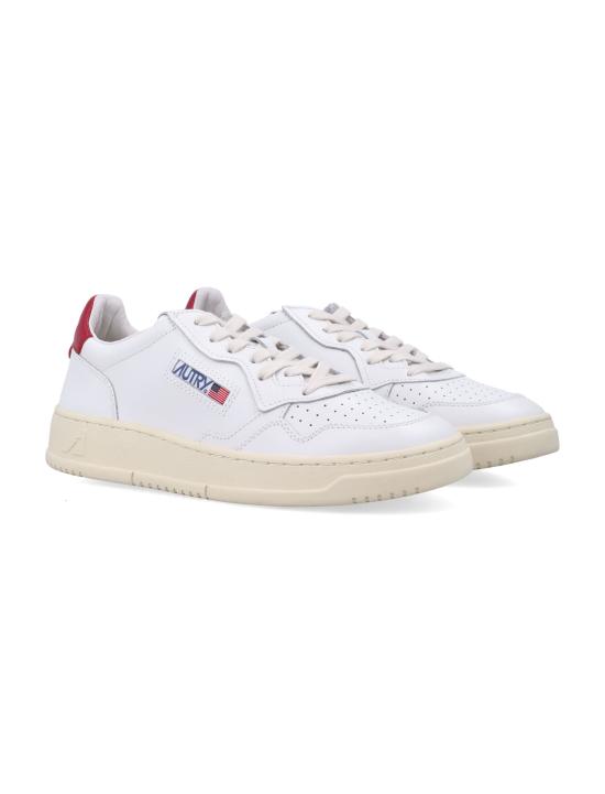 26FW 오트리 메달리스트 로우 레더 스니커즈 AULWLL33 WC WHITE CLARET - AUTRY