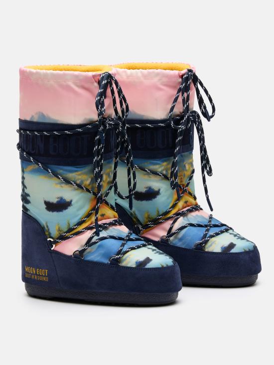26FW 문부츠 부츠 80D1403090DONNA F016 Patterned - MOON BOOT