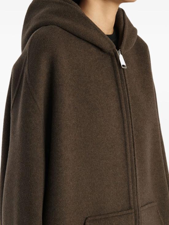 26FW 케이트 돌렘 울 블렌드 후드 자켓 6243547 716 ARMY MELANGE - KHAITE