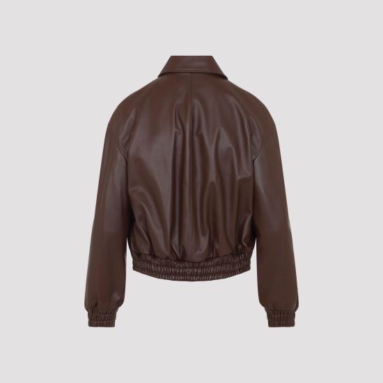 26FW 셀린느 램스킨 재킷 RV0Y6282D 18MH BROWN - CELINE