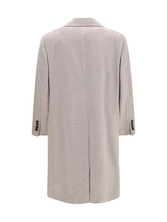 26FW 브루넬로 쿠치넬리 코트 MV4679155 CEE46 BEIGE - BRUNELLO CUCINELLI