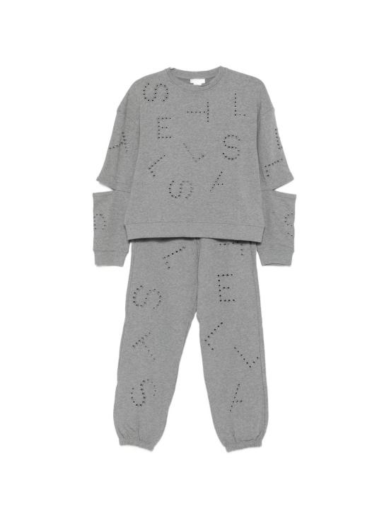 26SS [키즈] 스텔라 맥카트니 트레이닝 웨어 TY3A60 Z3409808 Gray silver