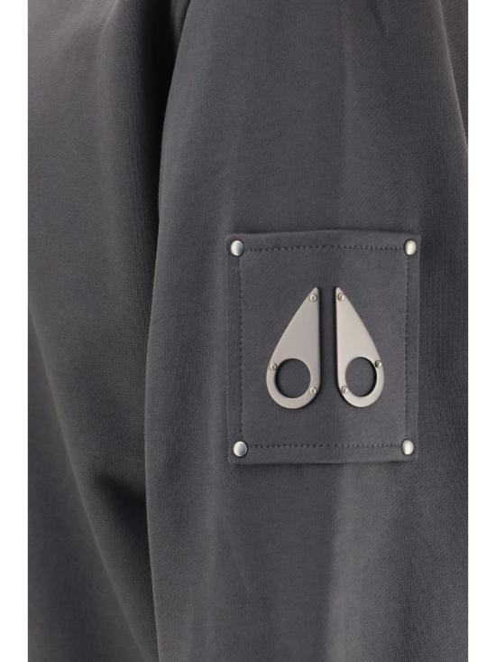 26FW 무스너클 하츠필드 크루넥 스웨트 셔츠 M35MS706 2042 GREY - MOOSE KNUCKLES