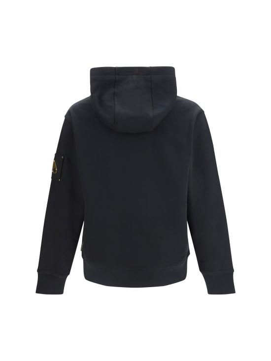 26FW 무스너클 후드 티셔츠 M35MS674G 292 BLACK - MOOSE KNUCKLES