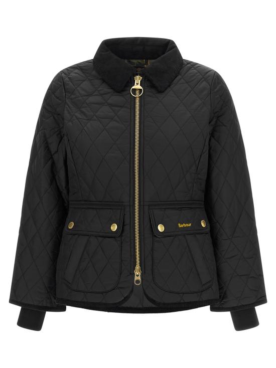 26FW 바버 비드넬 피티드 퀼티드 재킷 LQU1765LQUBK91 Black