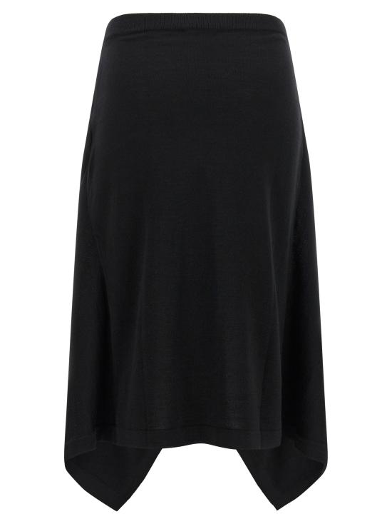 26FW 르메르 미디 스커트 SK1082LK1063BK999 Black - LEMAIRE