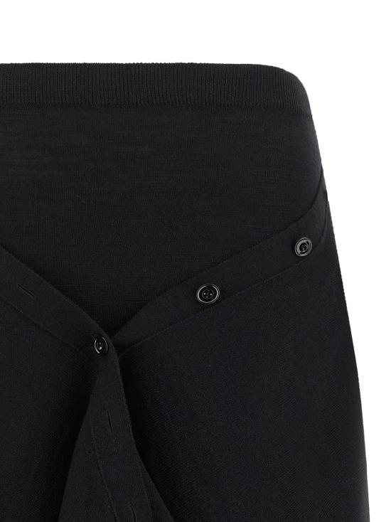 26FW 르메르 미디 스커트 SK1082LK1063BK999 Black - LEMAIRE