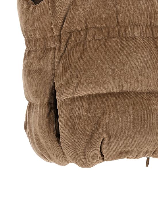 26FW 브루넬로 쿠치넬리 패딩 조끼 MG5477613C3368 Beige - BRUNELLO CUCINELLI