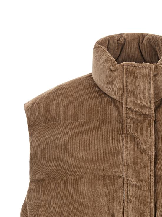 26FW 브루넬로 쿠치넬리 패딩 조끼 MG5477613C3368 Beige - BRUNELLO CUCINELLI