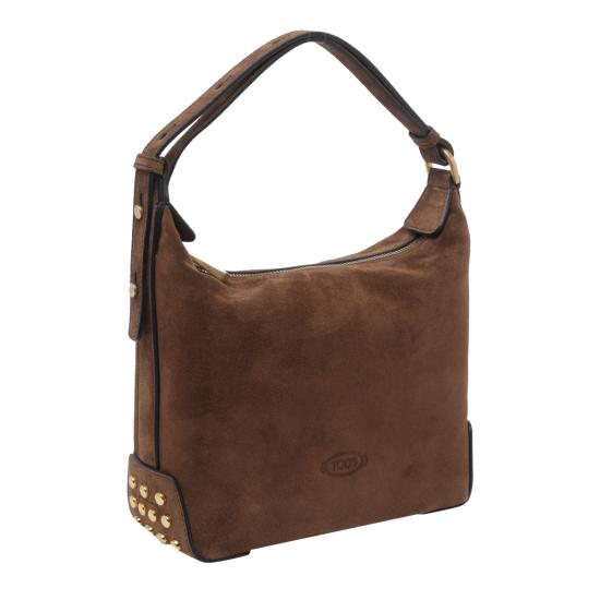 26FW 토즈 미니 메탈 도트 핸드백 XBWGMTE0100 OCOS801 BROWN - TODS