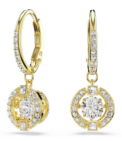 26FW 스와로브스키 이어링 5758095 WHITE GOS - SWAROVSKI