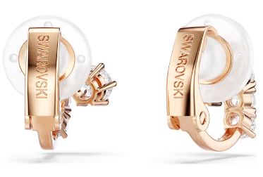 26FW 스와로브스키 이어링 5763822 WHITE ROS - SWAROVSKI