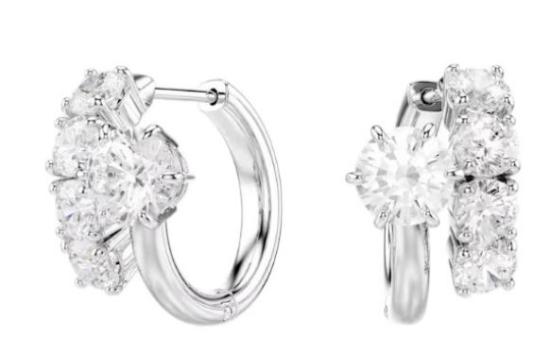 26FW 스와로브스키 이어링 5753572 WHI RHS - SWAROVSKI