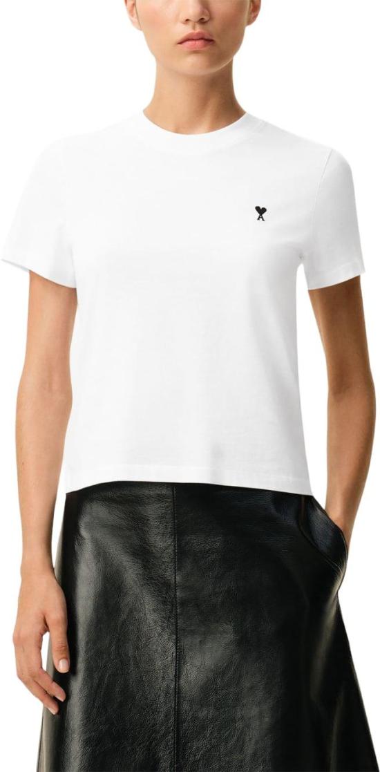 26FW 아미 반팔 티셔츠 15824770531614 WHITE - AMI