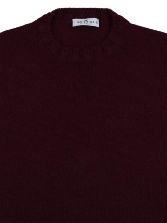 26FW 손리사 스웨터 MGI01 FLEECE Burgundy - SONRISA
