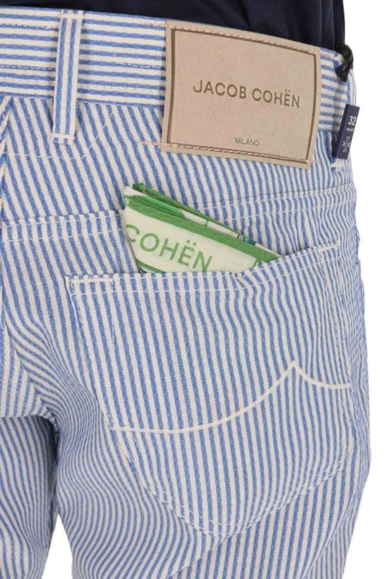 26SS 야콥코헨 데님 팬츠 QR004 001 T887A0658R Blue - JACOB COHËN