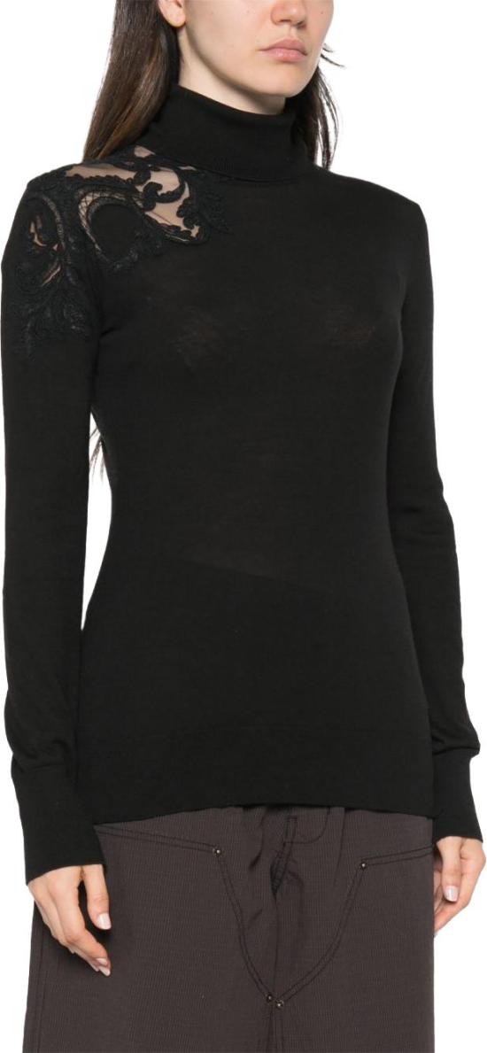 26FW 에르마노 설비노 터틀넥 D495M310EAPATL95708 BLACK - ERMANNO SCERVINO