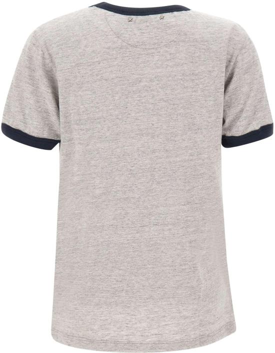 26FW 골든구스 반팔 티셔츠 GWP02768P00264260717 LICHTGREY - GOLDEN GOOSE