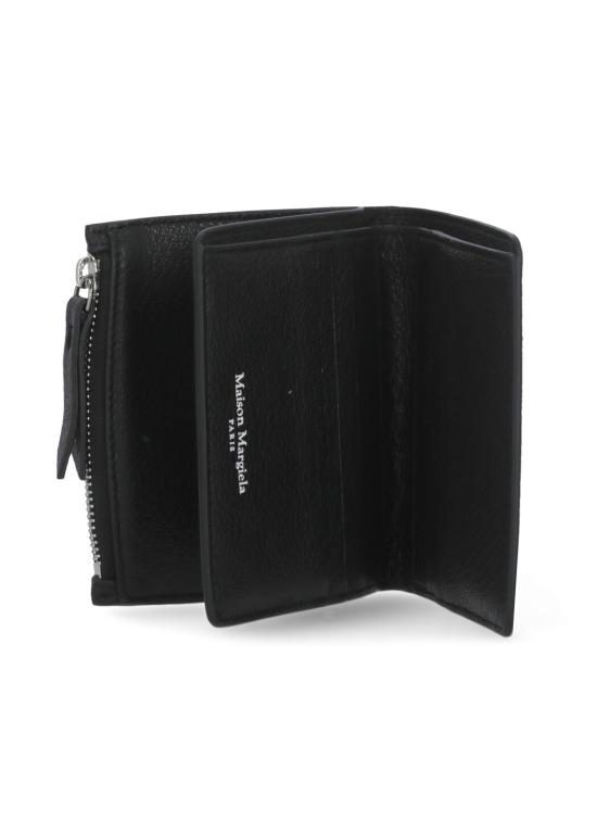 26FW 마르지엘라 스티치 레더 지퍼 카드 홀더 S56UI0143 P4455T8013 Black - MAISON MARGIELA