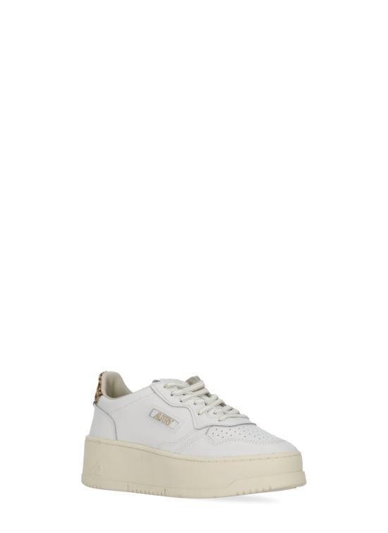 26FW 오트리 메달리스트 플랫폼 스니커즈 PTLW VO01WHT LEOP WHITE - AUTRY