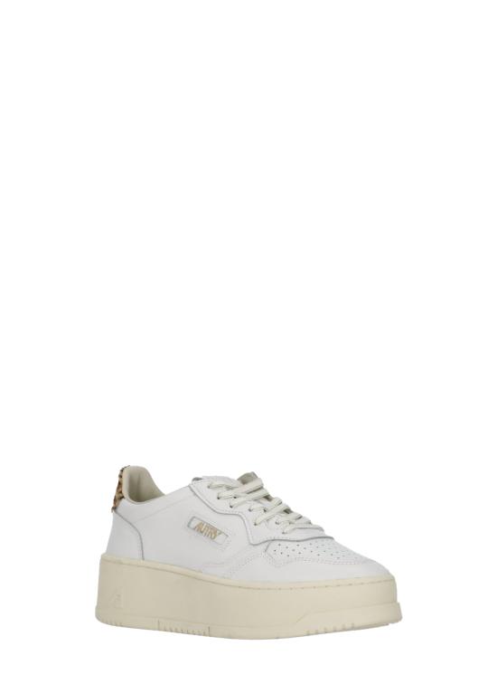26FW 오트리 메달리스트 플랫폼 스니커즈 PTLW VO01WHT LEOP WHITE - AUTRY