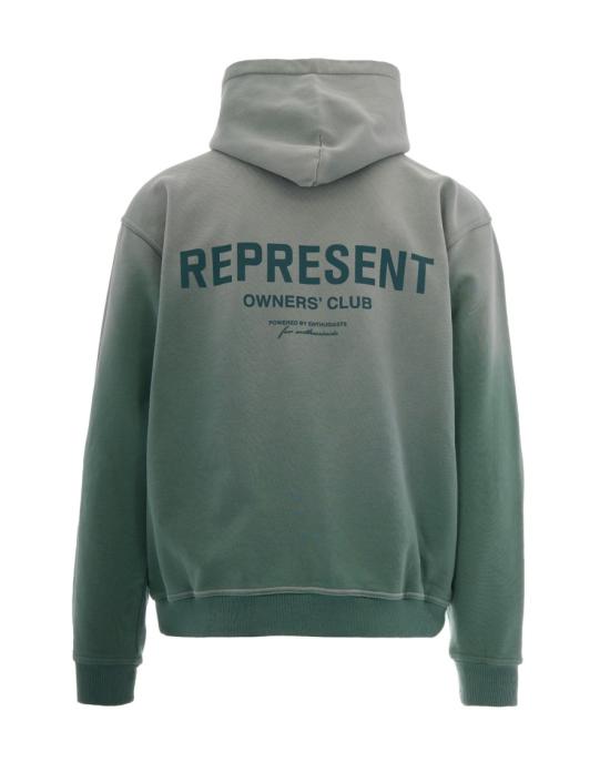 26FW 리프레젠트 후드 티셔츠 2258521 Green - REPRESENT
