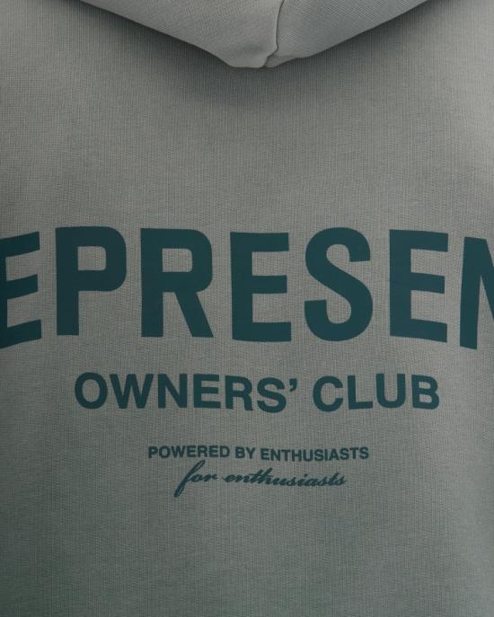 26FW 리프레젠트 후드 티셔츠 2258521 Green - REPRESENT
