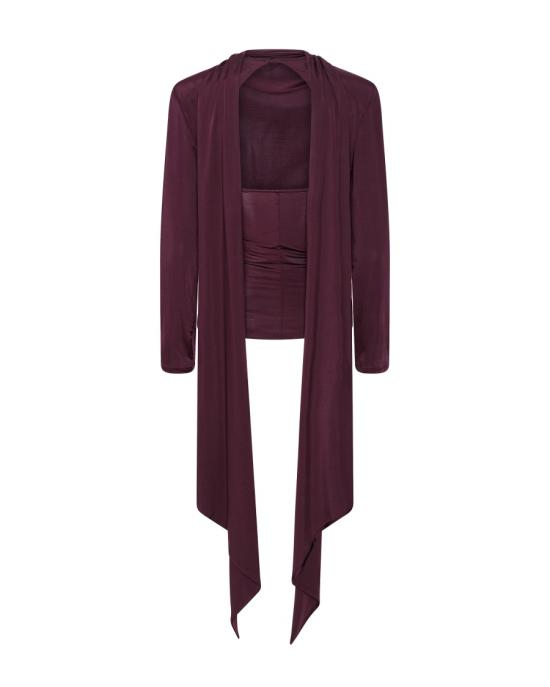26FW 로테이트 긴팔 티셔츠 4932305 Burgundy - ROTATE
