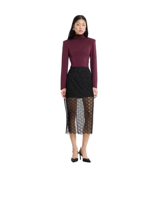 26FW 로테이트 긴팔 티셔츠 4932305 Burgundy - ROTATE