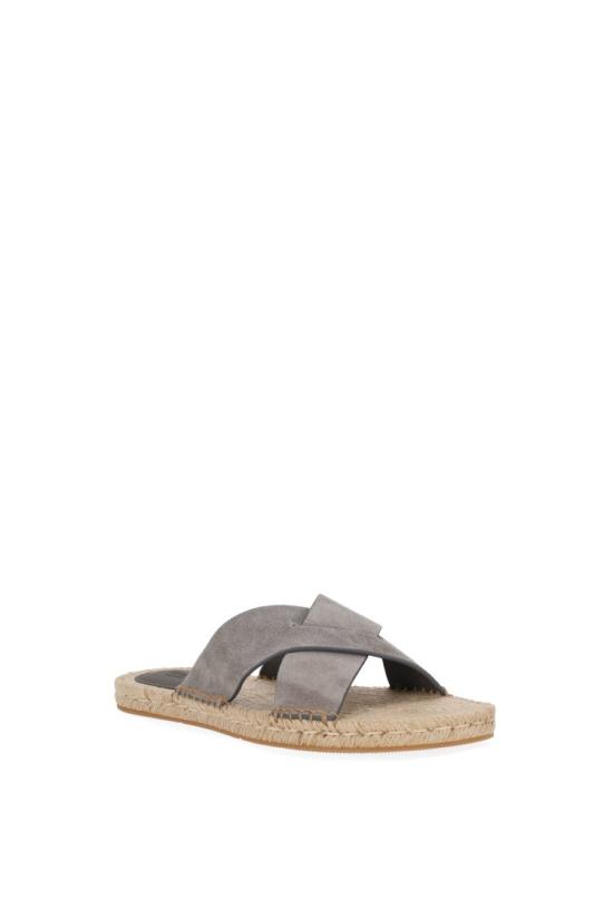 26SS 에르메네질도제냐 뮬/슬리퍼 LHCSR A5964Z 2ARL Grey - ERMENEGILDO ZEGNA