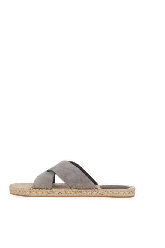 26SS 에르메네질도제냐 뮬/슬리퍼 LHCSR A5964Z 2ARL Grey - ERMENEGILDO ZEGNA