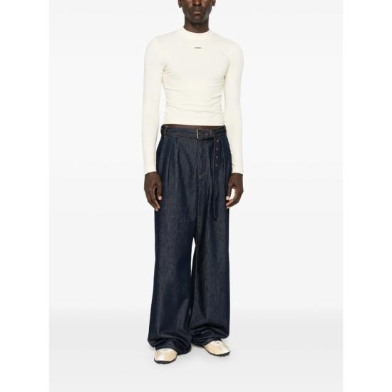 26FW 자크뮈스 긴팔 티셔츠 TSW00155A AJ00124 130 NEUTRALS - JACQUEMUS