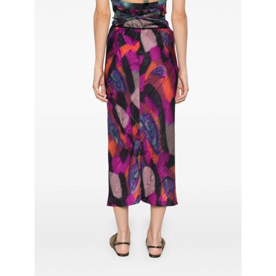 26FW 드리스 반 노튼 롱 스커트 4025 130800 304 PURPLE - DRIES VAN NOTEN