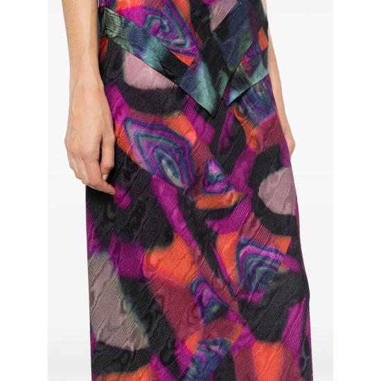 26FW 드리스 반 노튼 롱 스커트 4025 130800 304 PURPLE - DRIES VAN NOTEN
