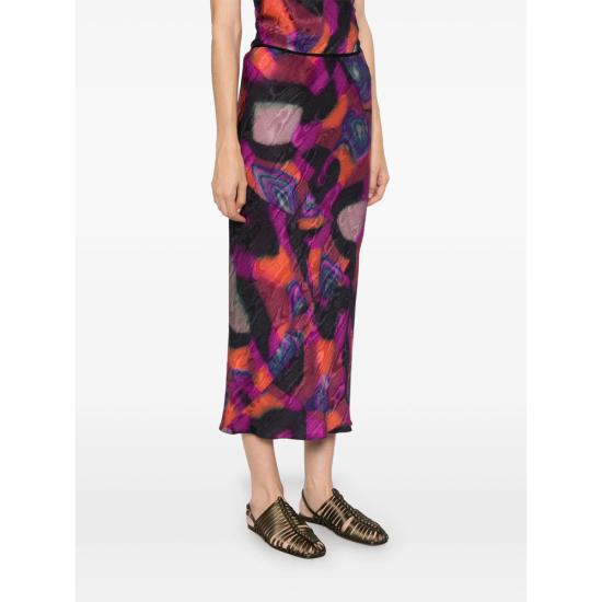 26FW 드리스 반 노튼 롱 스커트 4025 130800 304 PURPLE - DRIES VAN NOTEN